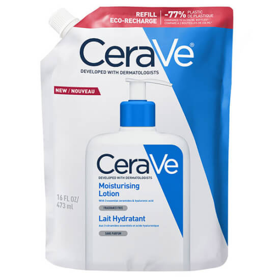 CeraVe Nemlendirici Losyon Refil 473 ml kuru-çok kuru ciltler için seramid ve hyaluronik asit içeren vücut losyonu- 1