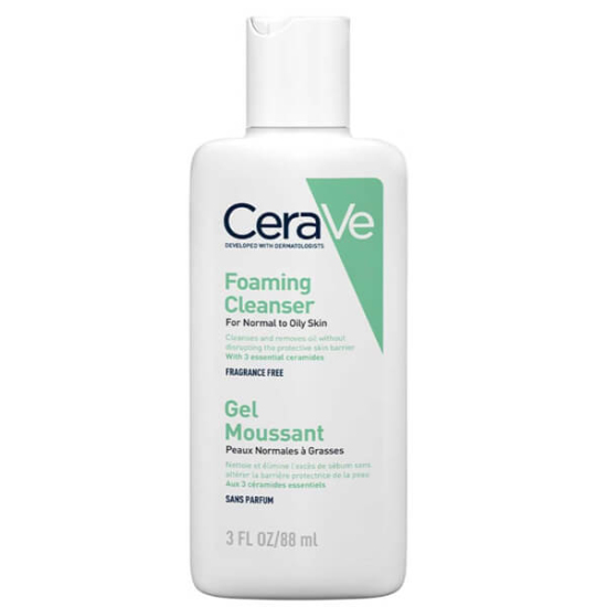  Cerave Normal ve Yağlı Ciltler İçin Köpüren Temizleyici 88 ml - 1