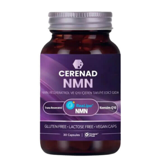  Cerenad NMN Resveratrol ve Q10 İçeren Takviye Edici Gıda 30 Tablet - 1