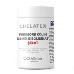 Chelatex Ferimore Kolin Demir Bisglisinat Şelat 30 Kapsül - Chelatex 