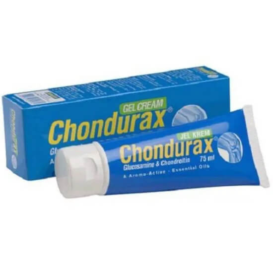 Chondurax Glucosamine Chondroitin jel krem 75 ml; 1500 mg glukozamin sülfat, 1200 mg kondroitin, bitkisel yağlar- 1