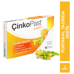 Çinkopast - Çinkopast C Vitamini Ihlamur Bal Pastil 12 li Çinkopast - Çinkopast C Vitamini Ihlamur Bal Pastil 12 li