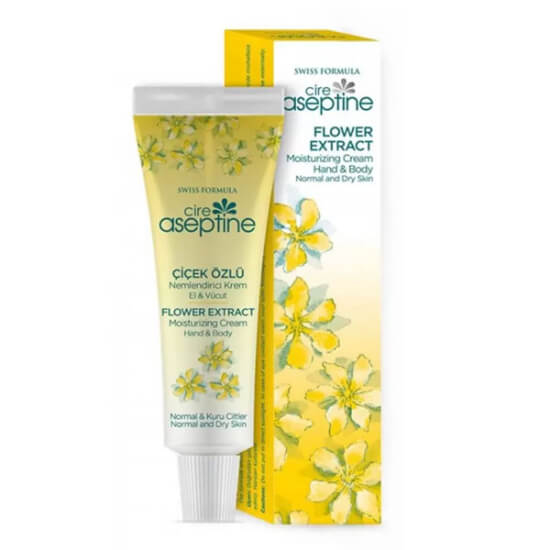 Cire Aseptine çiçek özlü nemlendirici krem 30 ml tüp, günlük cilt bakımı için pratik, yumuşatıcı bakım kremi- 1