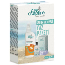Cire Aseptine Güneş Koruyucu 50 Spf 200 Ml Göz Çevresi Serum Serum 30 Ml - Cire Aseptine