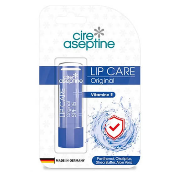 Cire Aseptine Original dudak bakım kremi 4,5 gr nem destekli, hassas dudaklar için nemlendirici krem form- 1