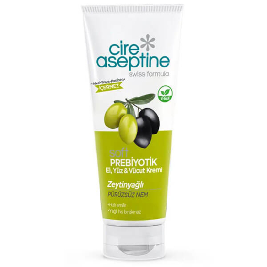  Cire Aseptine Soft Prebiyotik El Yüz Vücut Kremi Avokado 75 ml - 1