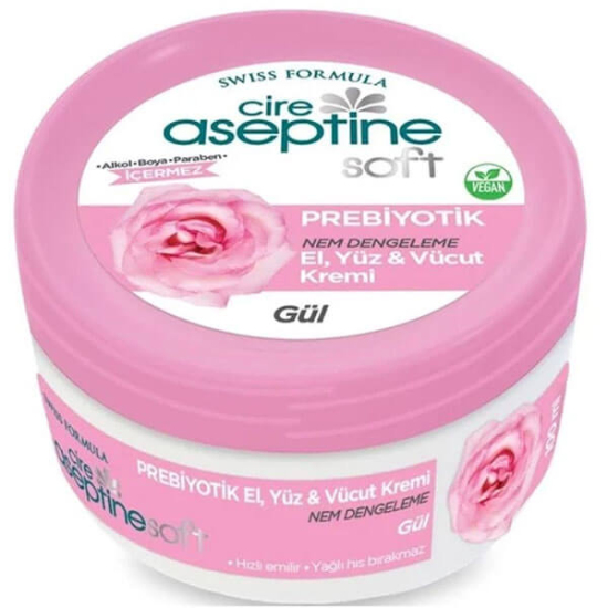  Cire Aseptine Soft Prebiyotik Gül Krem 100 ml + 30 ml - 1