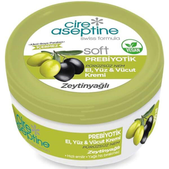  Cire Aseptine Soft Prebiyotik Zeytinyağlı El Yüz ve Vücut Kremi 30 ml - 1