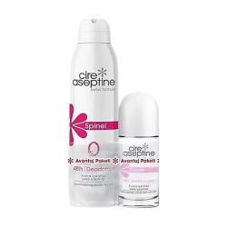 Cire Aseptine Spinel Deodorant 150 ml ve Flower Rollon 60 ml - Avantaj Paketi - Cire Aseptine