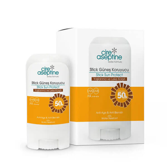  Cire Aseptine Stick Güneş Koruyucu Yaşlanma ve Leke Karşıtı SPF50 17 gr - 1