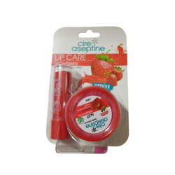 Cire Aseptine Strawberry Lip Care 4.5 gr + Çilek Soft Probiyotik El Yüz ve Vücut Kremi 30 ml - Cire Aseptine
