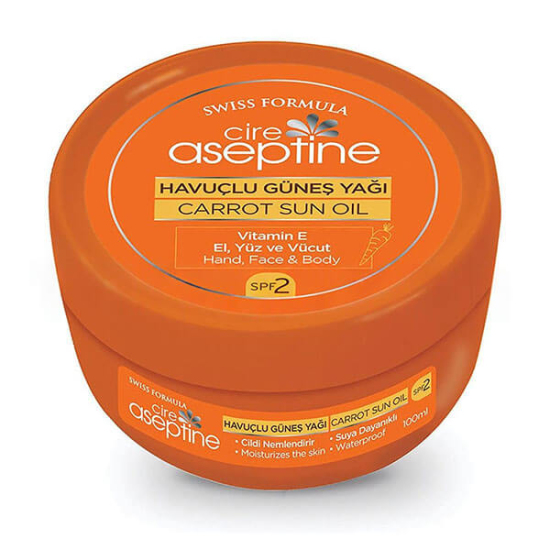 Cire Aseptine Sun Havuç Yağı 100 ml - 1