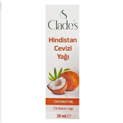 Clades Hindistan Cevizi Yağı 20 ml - Clades
