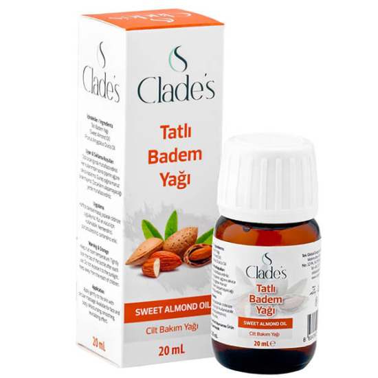  Clades Tatlı Badem Yağı 20 ml - 1