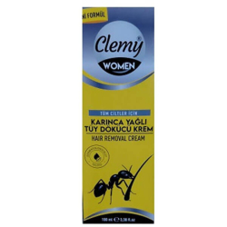 Clemy Kadın Karınca Yağı Tüy Dökücü Krem 100 ml - Clemy