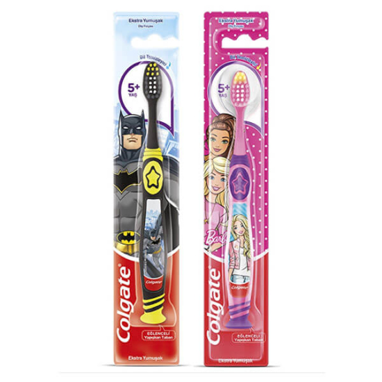  Colgate Çocuk 5 Yaş Üzeri Ekstra Yumuşak Diş Fırçası Vakumlu - 1