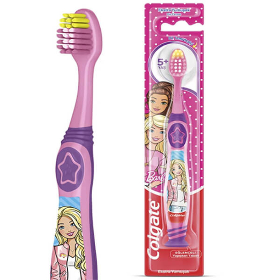  Colgate Çocuk Diş Fırçası 5 Yaş Vakumlu Barbie - 1