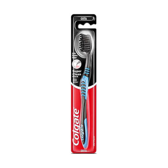  Colgate Diş Fırçası Super Clean Black Medium - 1