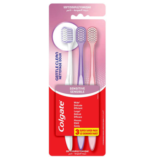 Colgate Gentle Clean 2+1 Diş Fırçası Yumuşak - 1