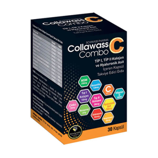 Collawass C Combo Kolajen 30 Kapsül - 1