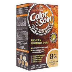 Color Soin - Color Soin 8G light Golden Blond Bakır Sarı Saç Boyası Color Soin - Color Soin 8G light Golden Blond Bakır Sarı Saç Boyası