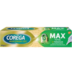 Corega Max Tutuş + Ferahlık Diş Protezi Yapıştırıcı Krem 40 gr - Corega