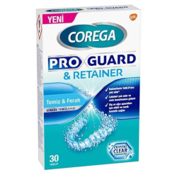 Corega Pro Guard Ortodontik Temiz Ferah 30 Tablet - Corega