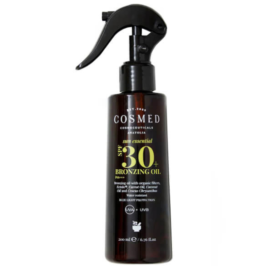 Cosmed Sun Essential SPF30 bronzlaştırıcı güneş yağı 200 ml Sea Buckthorn Omega 7 ve havuç yağı ile UV mavi ışık koruma- 1