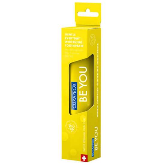Curaprox Be You beyazlatıcı diş macunu 60 ml greyfurt bergamot aromalı SLS içermez günlük ağız bakımı- 1