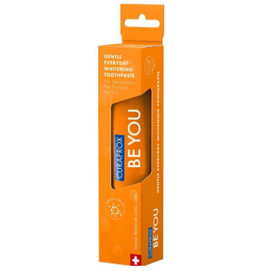 Curaprox Be You beyazlatıcı diş macunu 60 ml şeftali kayısı aromalı hidroksiapatit ve glukoz oksidazlı- 1