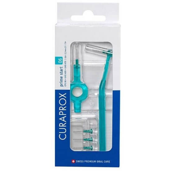 Curaprox CPS 06 Prime Start arayüz fırçası 0,6 mm ince diş arası temizleme fırçası dayanıklı üstün temizleyici- 1