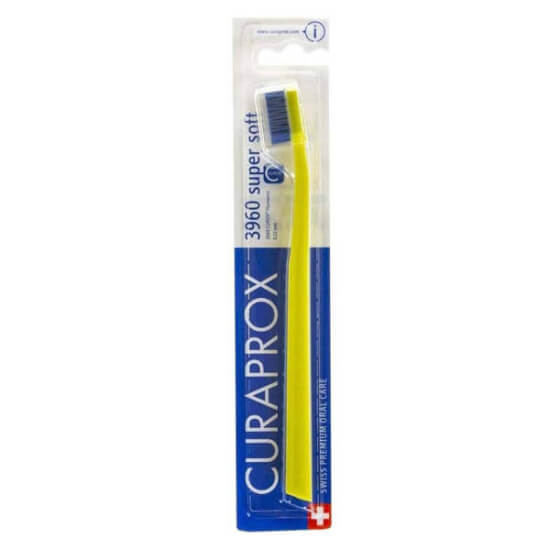 Curaprox CS 3960 Super Soft diş fırçası, CUREN kıllı 3960 ince lif, kompakt baş, nazik etkili temizlik- 1