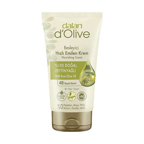  Dalan D Olive Doğal Zeytinyağlı Besleyici El ve Vücut Kremi 60 ml - 1