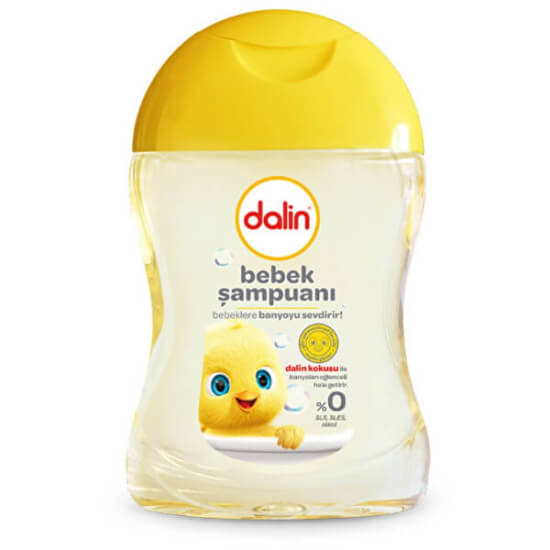 Dalin Bebek Şampuanı 100 ml hipoalerjenik pH uyumlu, paraben boya SLS SLES alkol sabun içermez bebek şampuanı- 1