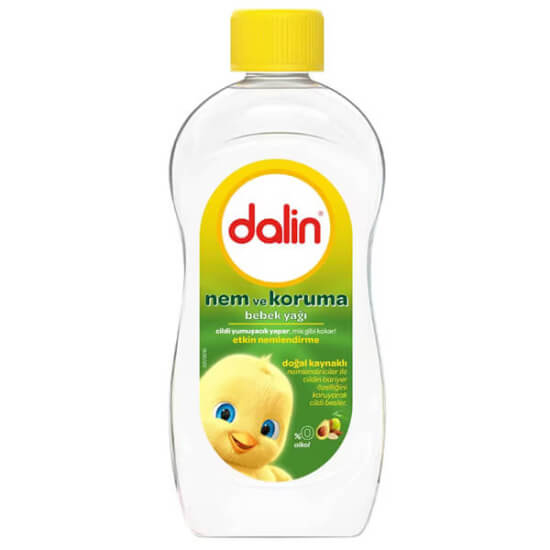 Dalin Bebek Yağı 300 ml hipoalerjenik boyasız bebek cilt bakım yağı kuru ciltler için nemlendirici- 1