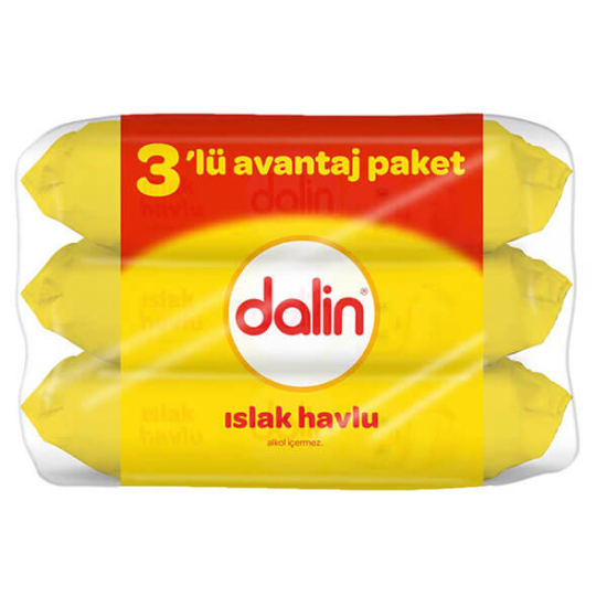  Dalin Islak Havlu 3’lü Paket - 56 Adet x 3 - 1
