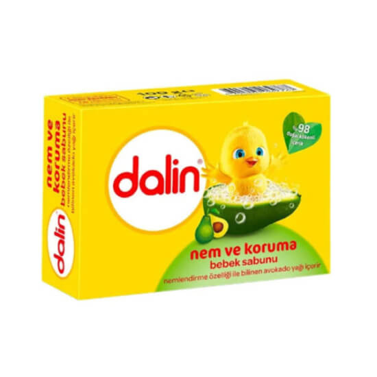 Dalin avokado özlü sabun 10 gr, nem destekli koruyucu bakım, pratik mini boy günlük kullanım için- 1