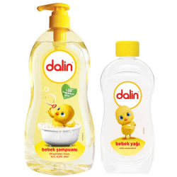 Dalin Şampuan 700 ml + Dalin Bebek Yağı 100 ml Hediyeli - Dalin