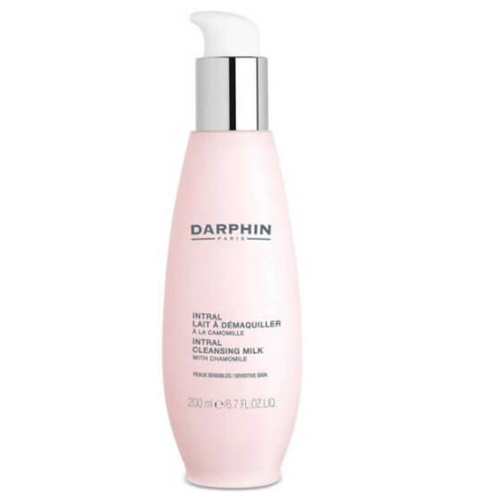 Darphin Intral Cleansing Milk 200 ml yüz temizleme sütü, papatya ve alıç içerikli, makyaj kir kalıntı arındırıcı- 1