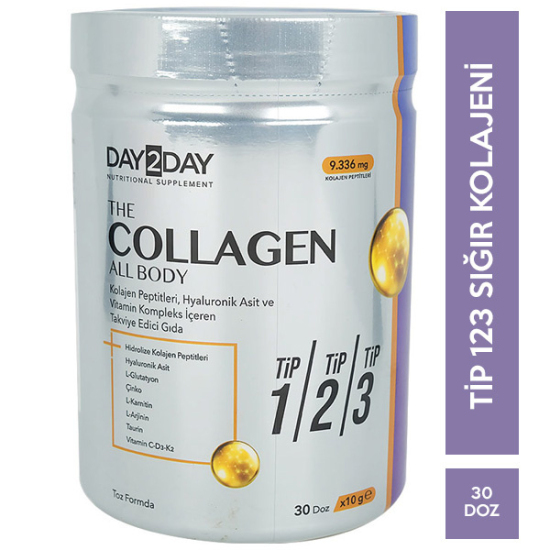 Day2Day The Collagen All Body Takviye Edici Gıda 300 Gr Kolajen Takviyesi - 1