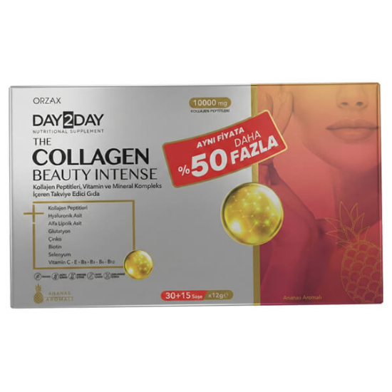  Day2day The Collagen Beauty Intense Ananas Aromalı 45 Saşe - 1