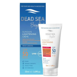 Dead Sea Beyond Sunsafe Lightenin Creme SPF50 50 ML - Dead Sea Spa Magik