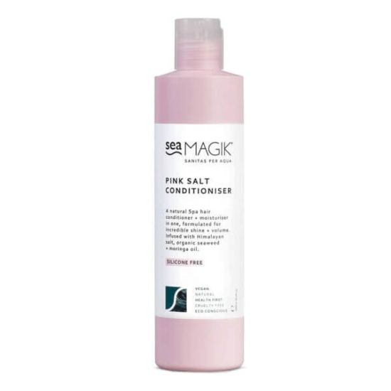 Dead Sea Spa Magik Pink Salt Conditioner 300 ml saç kremi şişesi, Himalaya pembe tuz granülleri ve deniz yosunu içerikli- 1