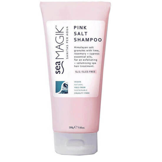 Dead Sea Magik Pink Salt Shampoo 200 gr pembe tuz şampuanı Himalaya tuz granülleri ve deniz yosunu ile derinlemesine temizlik- 1