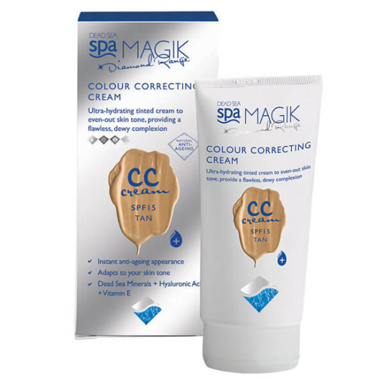 Dead Sea Spa Magik CC Cream SPF 15 50 ml hassas ciltler için nemlendirici renk dengeleyici C E vitamini hyaluronik asit- 1