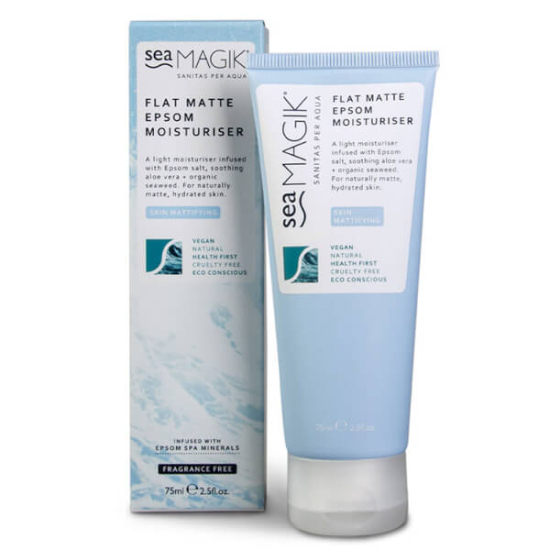 Dead Sea Spa Magik Flat Matte Epsom nemlendirici krem 75 ml, yağlı ciltler için mat etki, aloe vera, organik deniz yosunu- 1
