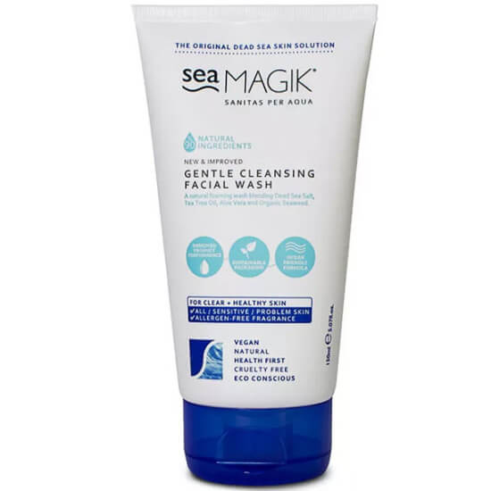 Dead Sea Spa Magik Gentle Cleansing Facial Wash 150 ml doğal mineralli yüz yıkama köpüğü makyaj temizleyici- 1