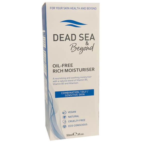 Dead Sea Spa Magik Oil Free Rich Moisturizer 50 ml yağsız nemlendirici krem Vitamin B5 B3 Allantoin yağlı hassas cilt- 1