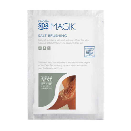 Dead Sea Spa Magik Salt Brushing 50 gr banyo tuzu, Ölü Deniz tuzu, E vitamini ve hindistan cevizi yağı, narenciye aromalı- 1