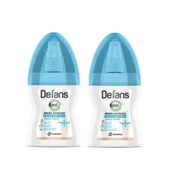  Defans Sinek Kovucu Vücut Losyonu Yağsız Formül 100 ml 2 Adet - 1